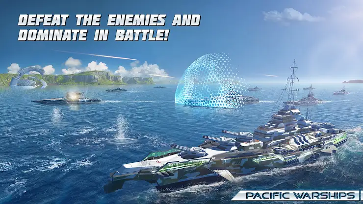 Pacific Warships: Naval PvP screenshot 5