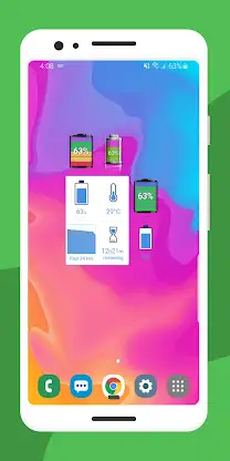 Battery Widget % Level Plus screenshot 2