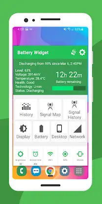 Battery Widget % Level Plus screenshot 1