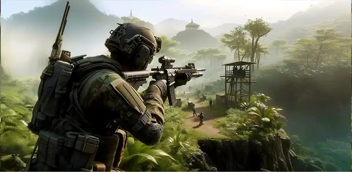 Cover Fire: Offline Shooting — Android game banner