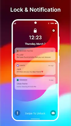 iNotify - Lock Screen screenshot 1