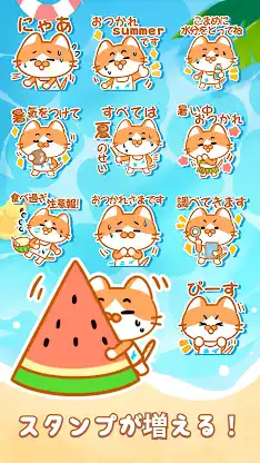 Summer Orange Cat WAStickerApp screenshot 4