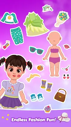 Chibi Doll Dress Up Makeup screenshot 2
