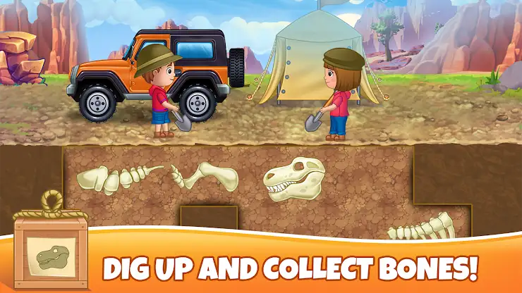 Trucks and Dinosaurs for Kids screenshot 4