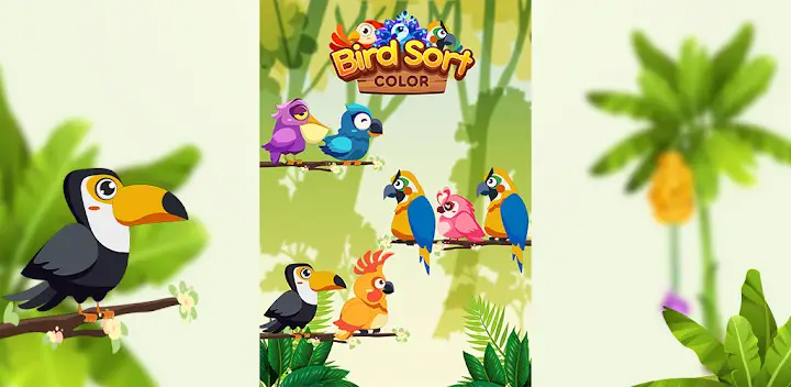 Bird Sort: Color Puzzle Game — Android game banner