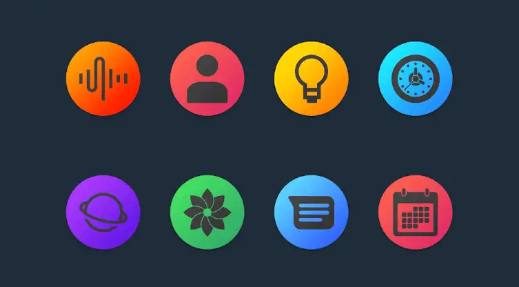 CircleDient Icon Pack Gradient screenshot 3