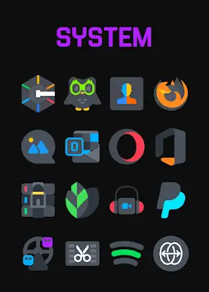 Asphalt - Dark Icon Pack screenshot 2
