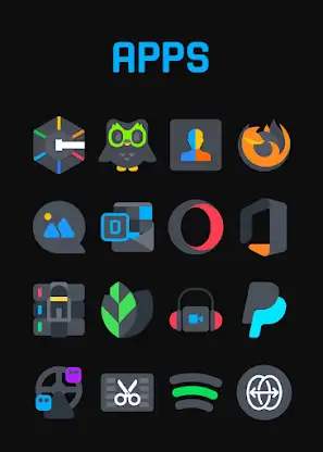 Asphalt - Dark Icon Pack screenshot 3