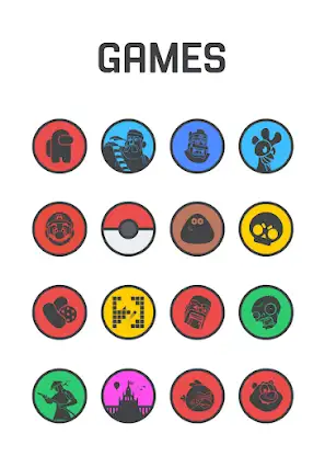 Circle Dark - Icon Pack screenshot 2