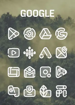 Clear Line - White Icon Pack screenshot 1