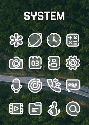 Clear Line - White Icon Pack screenshot 2