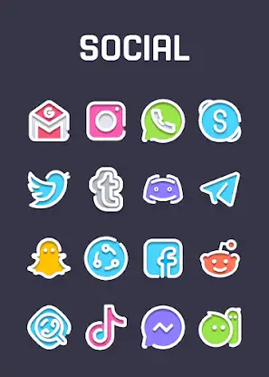 PasteLina - Icon Pack screenshot 5
