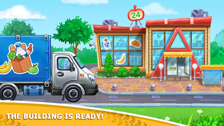 Kids truck games Build a house screenshot 5