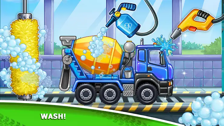 Kids truck games Build a house screenshot 2