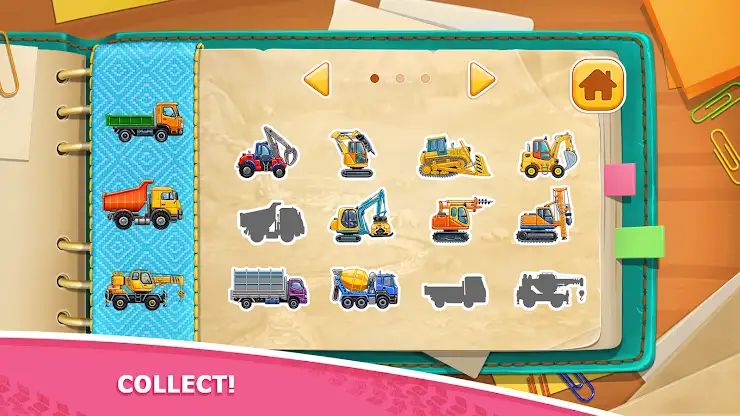 Kids truck games Build a house screenshot 6