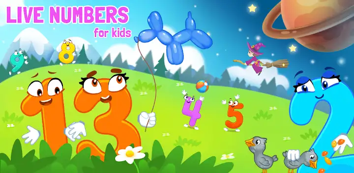 Numbers for kid Learn to count — Android game banner