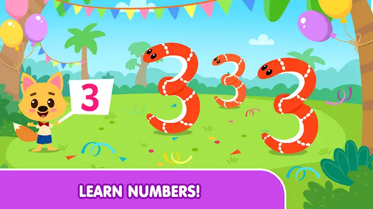 Numbers learning game for kids screenshot 2