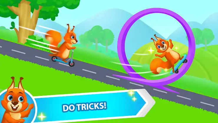 Racing Games: Kids Numbers Run screenshot 1