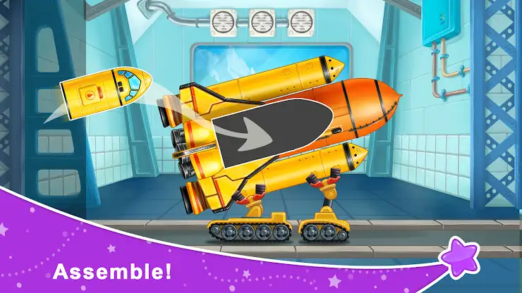 Rocket 4 space games Spaceship screenshot 1