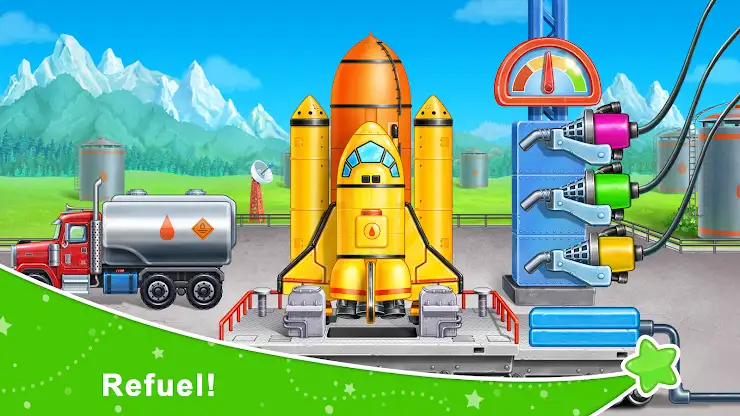 Rocket 4 space games Spaceship screenshot 2