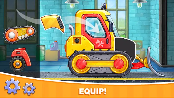 Car games Bulldozer for kids 5 screenshot 1