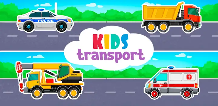Kids Cars Games build a truck — Android game banner