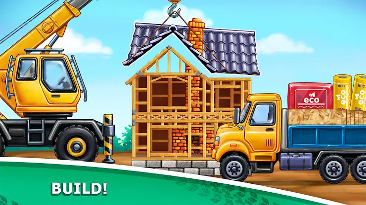 Truck games - build a house screenshot 4