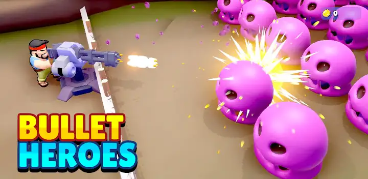 Bullet Heroes: TD RPG Shooter — Android game banner