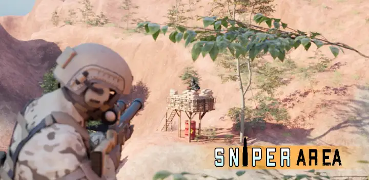 Sniper Area: Shooting games — Android game banner