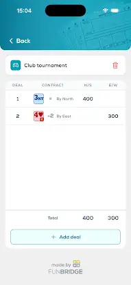 Bridge Score screenshot 2