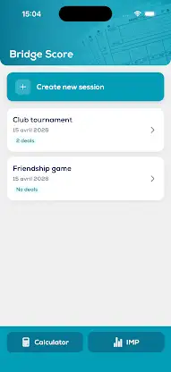 Bridge Score screenshot 1