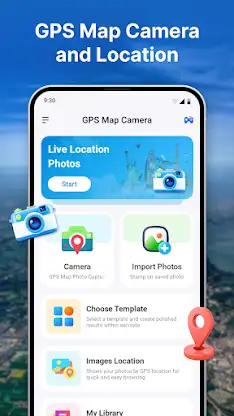 GPS Camera: Geotag Photos, Map screenshot 1