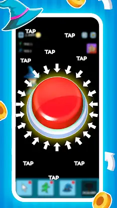 Green button: Press the Button screenshot 1