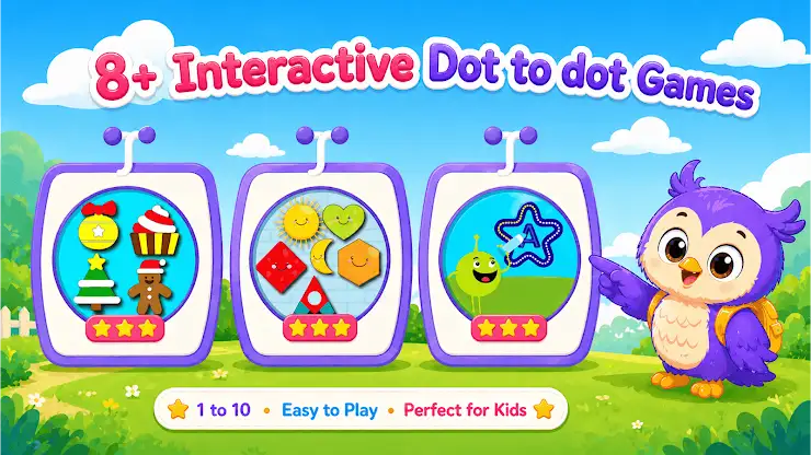 Connect the dots ABC Kids Game screenshot 2