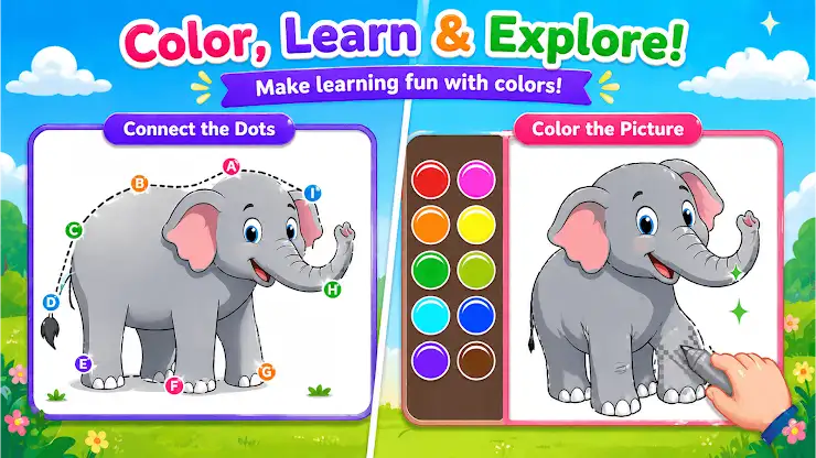 Connect the dots ABC Kids Game screenshot 5