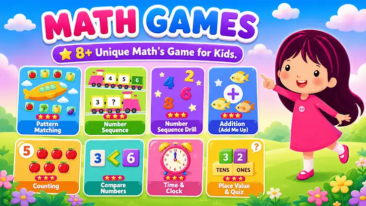 Kindergarten kids Math games screenshot 2