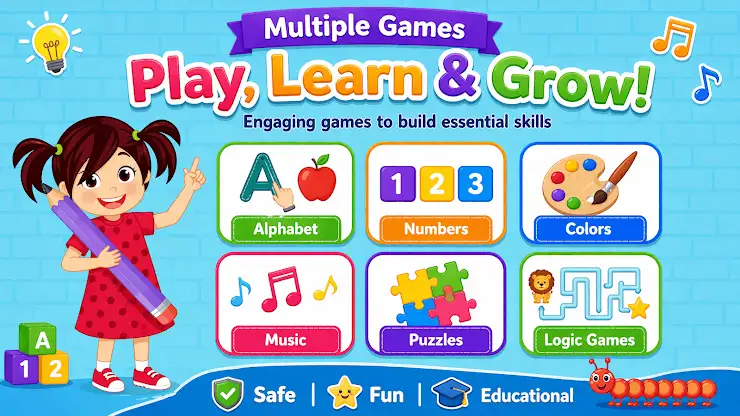 Kids Preschool Learning Games screenshot 1
