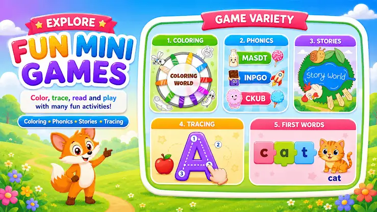 ABC Phonics Tracing & Coloring screenshot 4