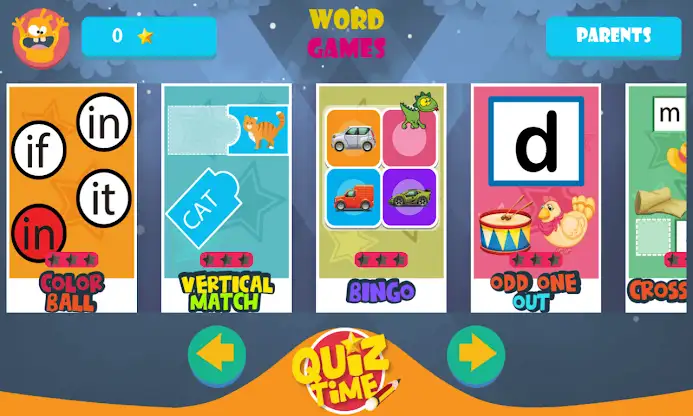 Kids Learning Word Games premi screenshot 1