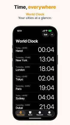 Clock OS 27 - Alarm & Timers screenshot 4