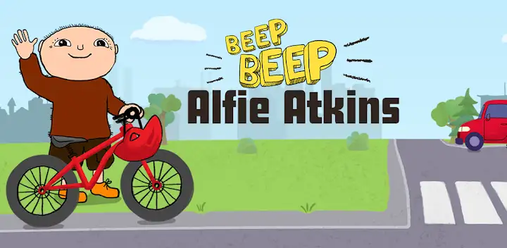 Beep, beep, Alfie Atkins — Android game banner
