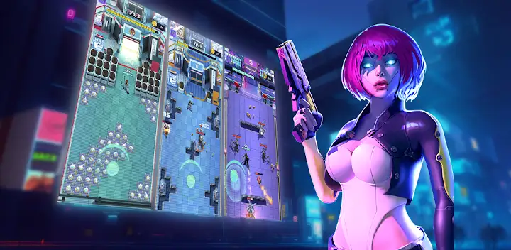 Cyberpunk Hero: Epic Roguelike — Android game banner