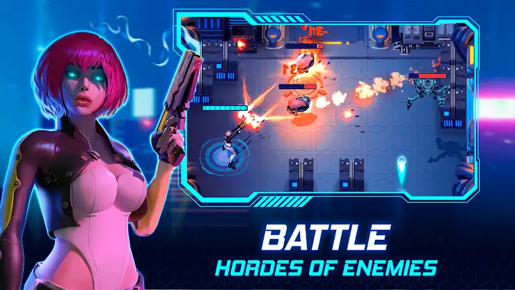 Cyberpunk Hero: Epic Roguelike screenshot 6