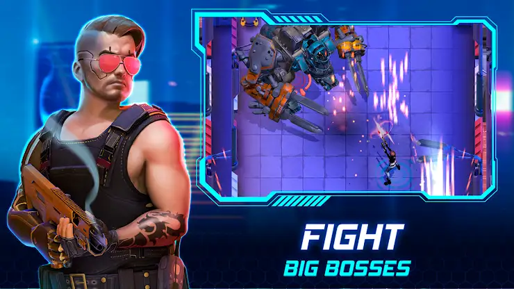 Cyberpunk Hero: Epic Roguelike screenshot 7