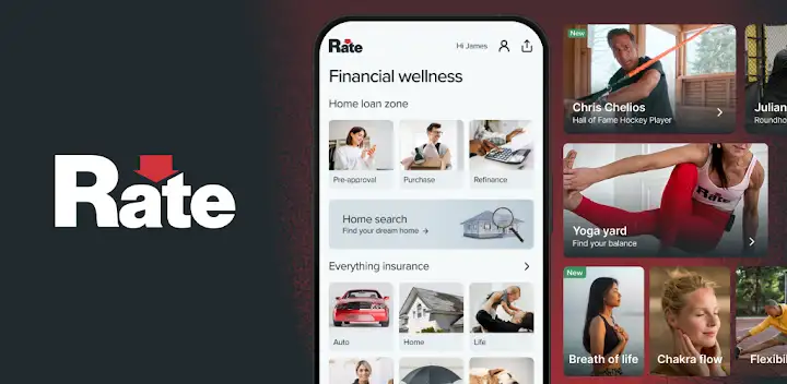 Rate: Home, Finance & Wellness — Android app banner