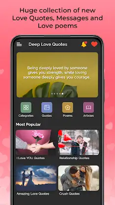Deep Love Quotes and Messages screenshot 1