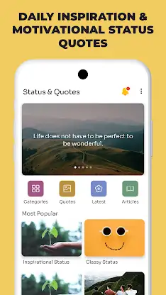 All Status Messages & Quotes screenshot 1