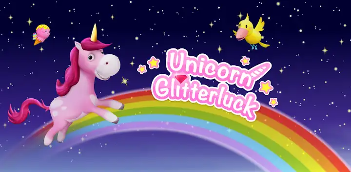 Unicorn Glitterluck Adventure — Android app banner
