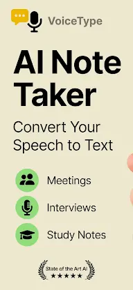 Voice Note Taker - VoiceType screenshot 1