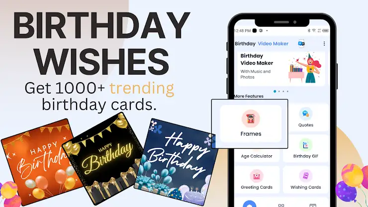 Birthday Video Maker with Song screenshot 2
